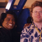 Doug with James Brown on the set of Blues Brothers 2000